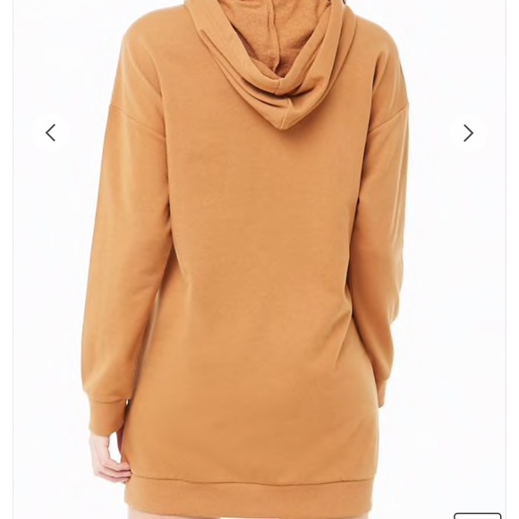 French terry hooded dress - Picture 3 of 3